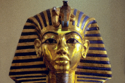 Ägypten, Tut-ench-Amun Goldmaske- Hier klicken zum Vergrößern